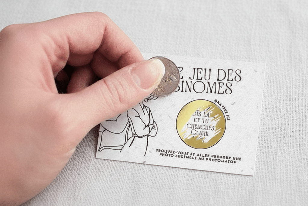Tickets à gratter « Où sont les mariés »