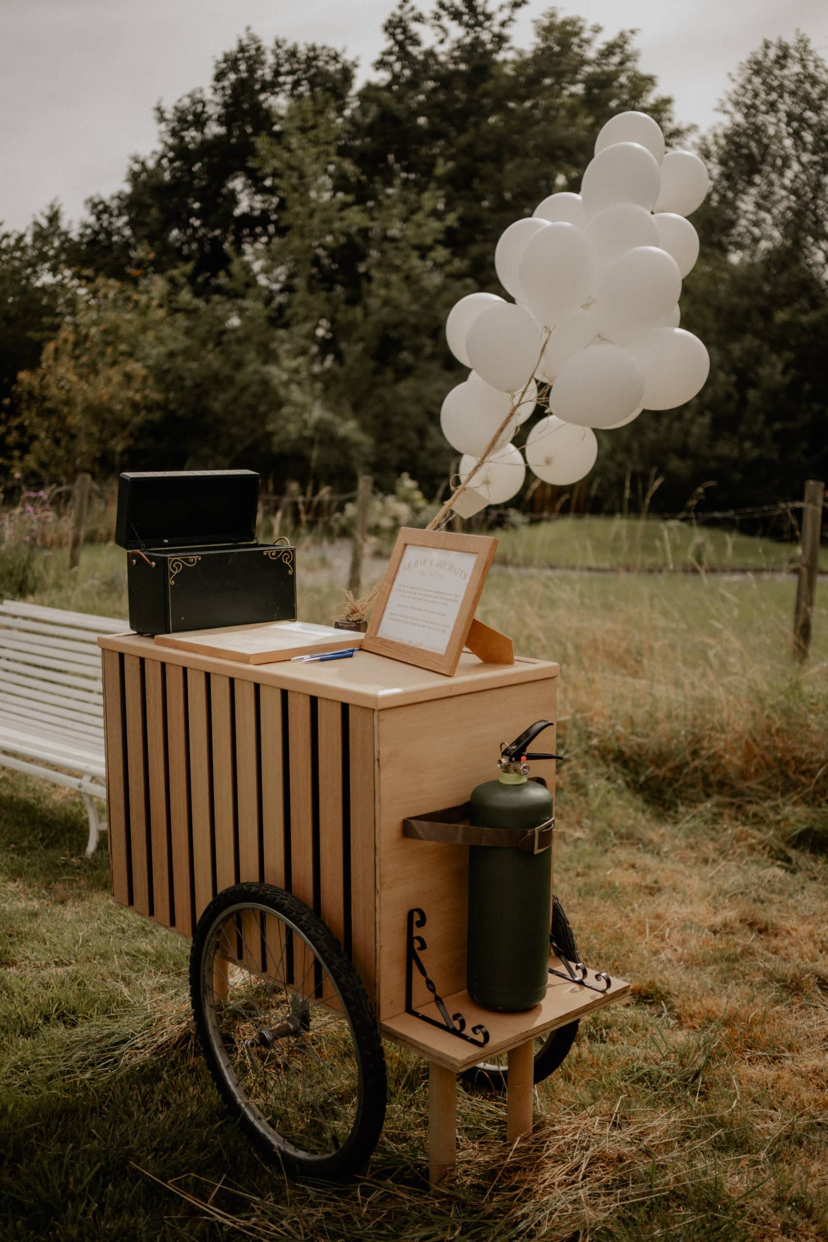 Le bar à souhaits et ses ballons